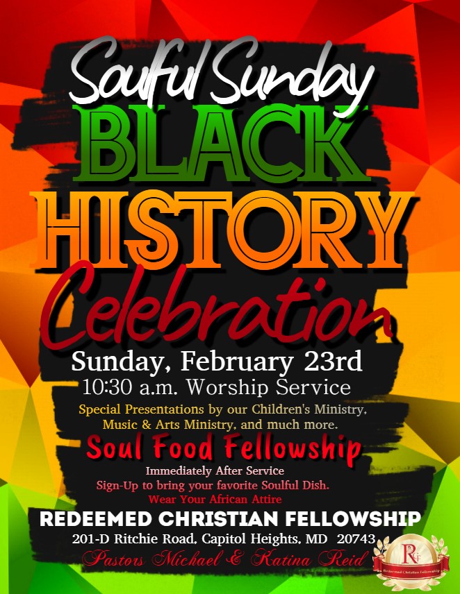 SOULFUL SUNDAY~Black History Celebration